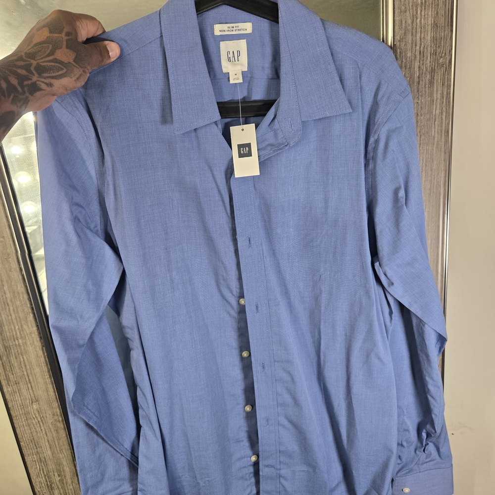 GAP Men's Blue Shirt